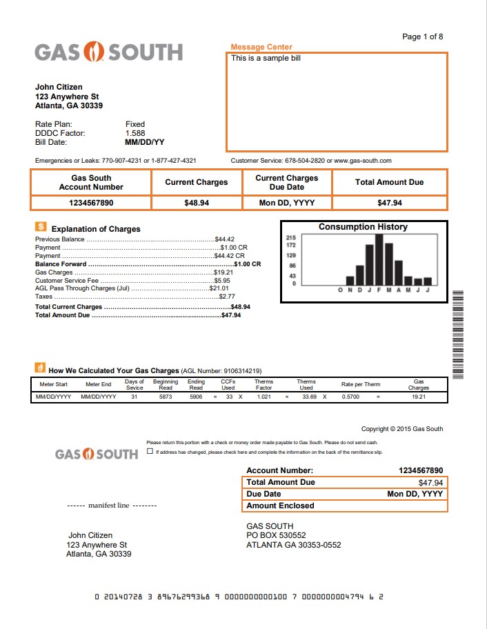  Minol USA business utility bill 